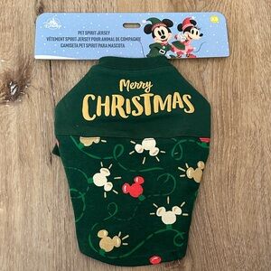 NWT Disney Parks Merry Christmas Pet Spirit Jersey Size XS